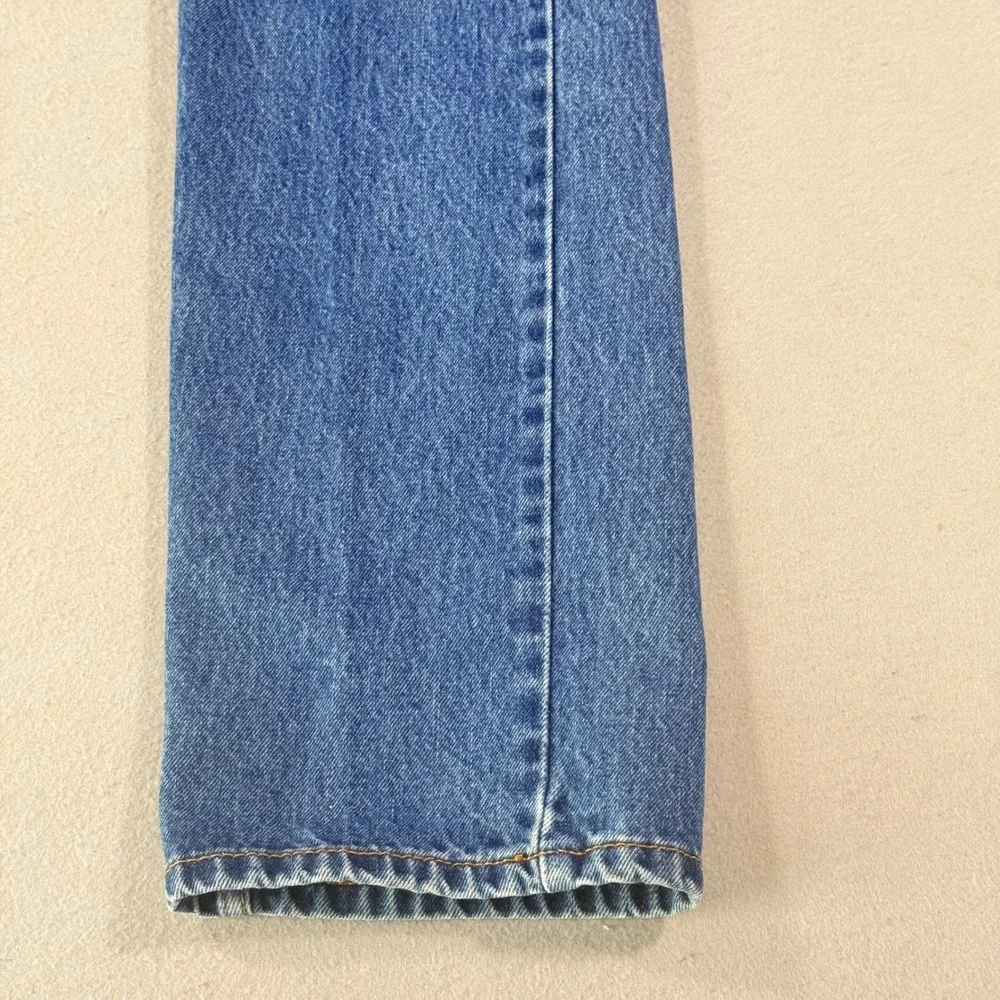 Levis 505 Regular Fit Straight Leg Jeans Mens 31x34 Blue Medium Wash Denim